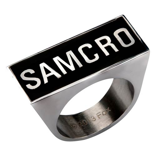 Sons of Anarchy SAMCRO Logo Ring